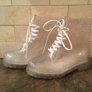 Urban Outfitters Sparkly Rainboots